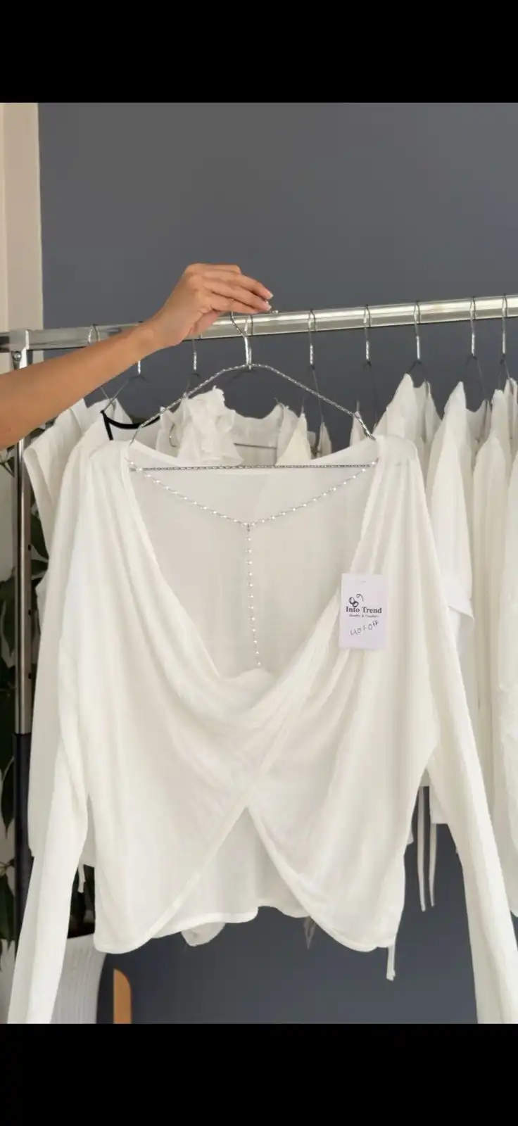 Product image of COTTON BACKLESS TOP
