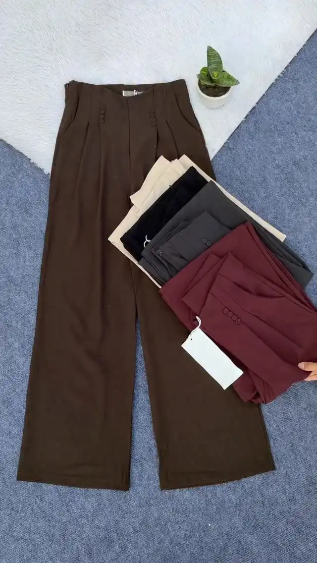 Product image of SIDE ZIPPER PLAZO  FORMAL PANT
