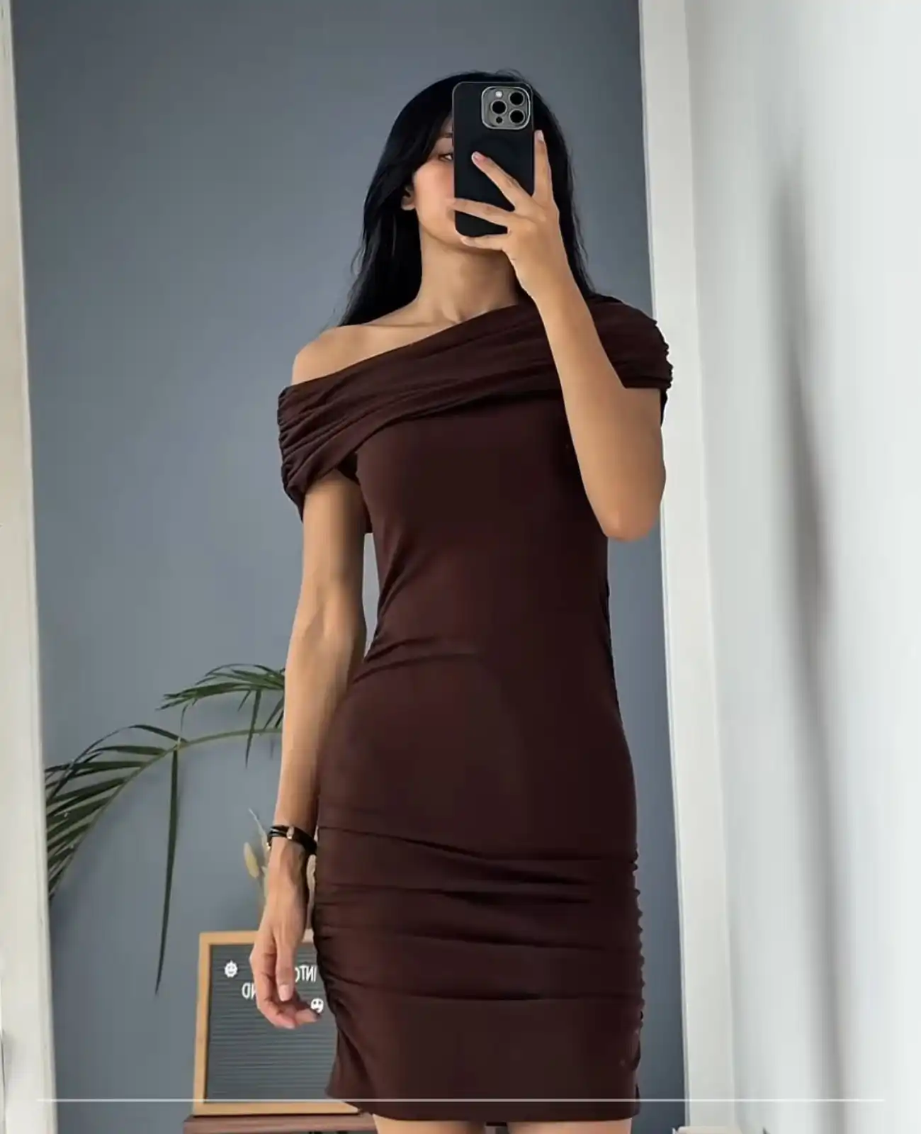 Product image of OFF SHOULDER SHORT BODYCON