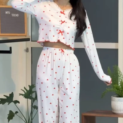 HEART PJ SET