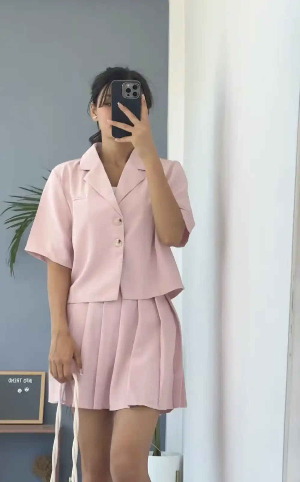 Product image of CROP BLAZER WITH SKIRT