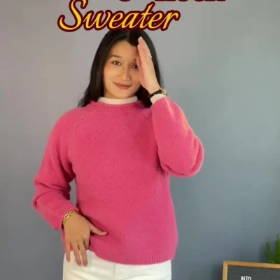 O NECK SWEATER
