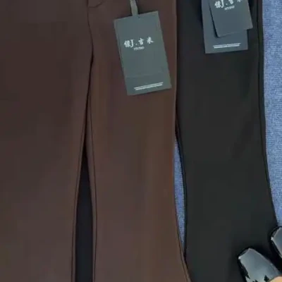 TRUMPLET BELLY PANT WITH FLEECE
