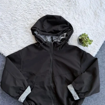 CHECKFOLD WIND CHEATER JACKET
