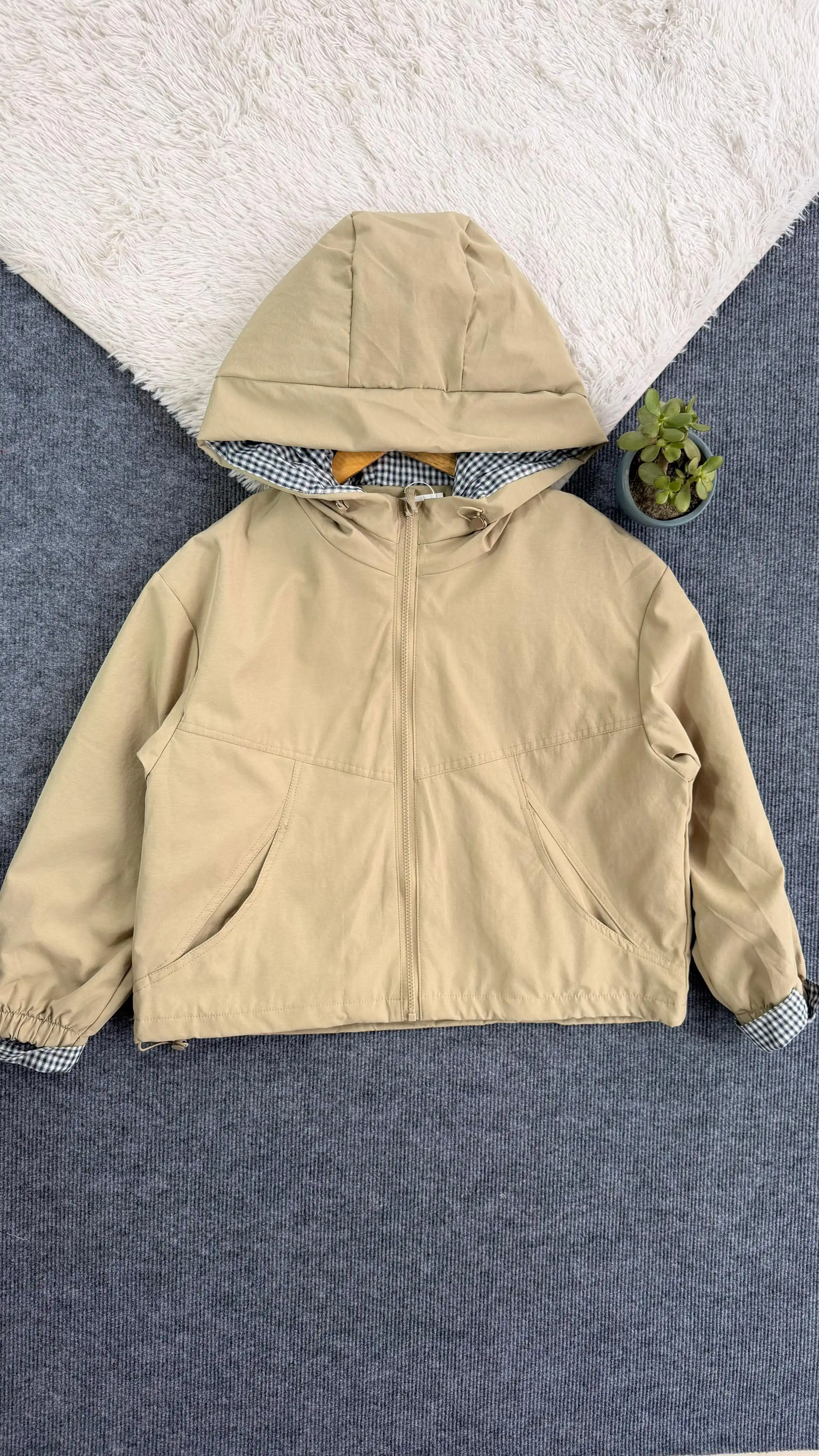 Product image of CHECKFOLD WIND CHEATER JACKET