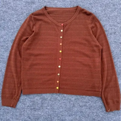 COLORFUL BUTTONED CARDIGAN