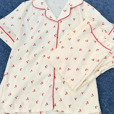 TISSUE COTTON 3 PIECE PJ SET