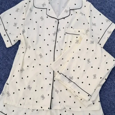 TISSUE COTTON 3 PIECE PJ SET