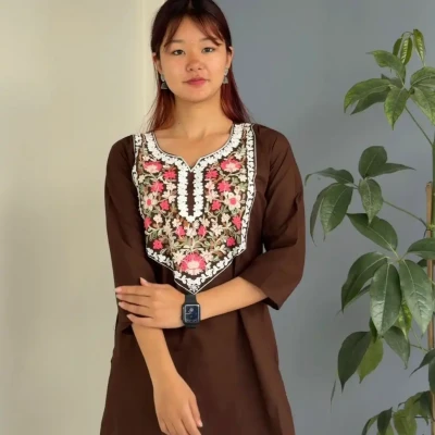 KASMIRI DESIGN FLOWER EMBROIDER...