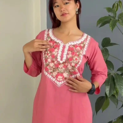 KASMIRI DESIGN FLOWER EMBROIDER...