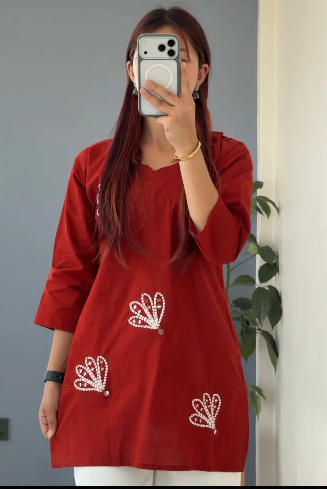 Product image of MIRROR WORK SHORT KURTHI
