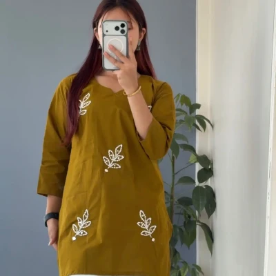 MIRROR WORK SHORT KURTHI