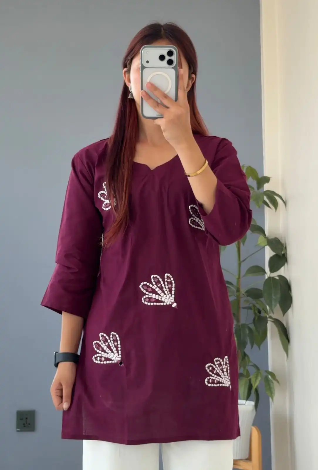 Product image of MIRROR WORK SHORT KURTHI