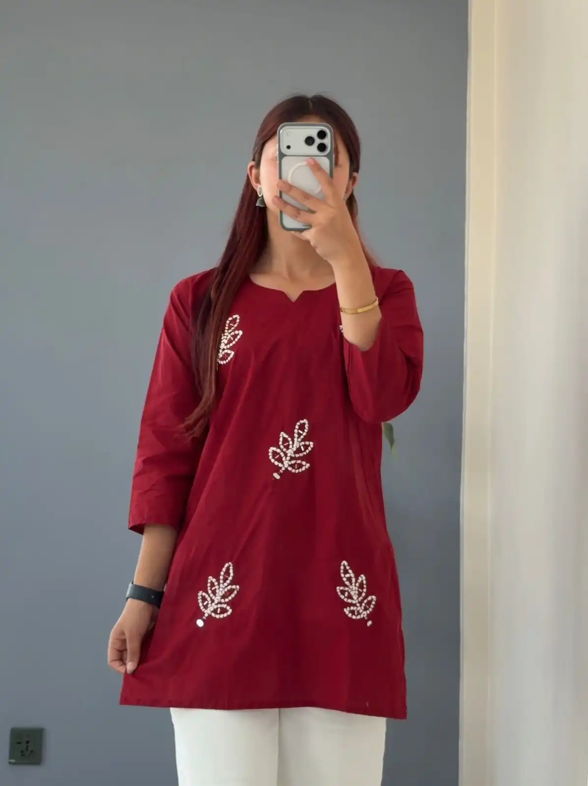Product image of MIRROR WORK SHORT KURTHI