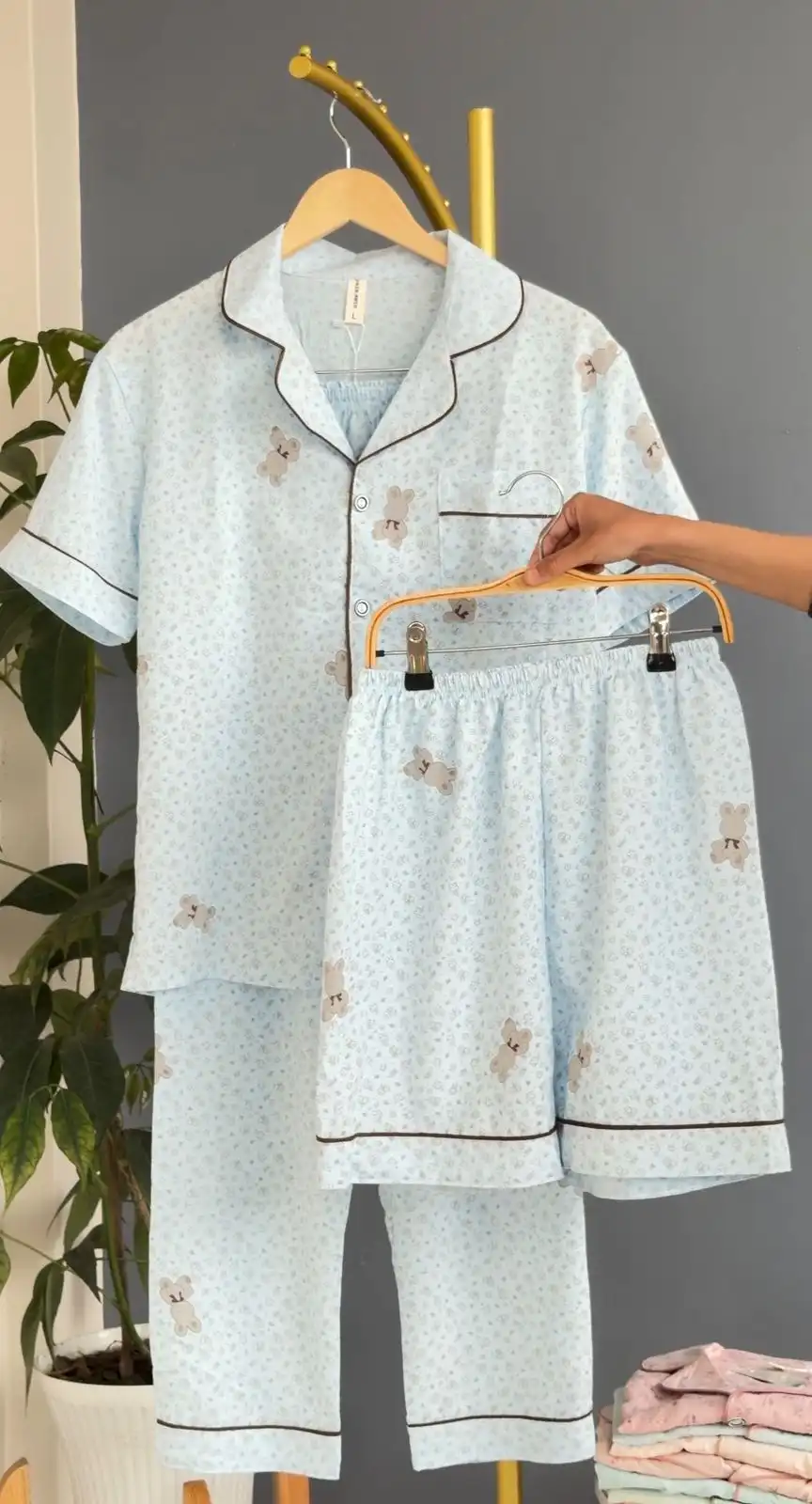Product image of NEW 3 PIECE PURE COTTON PJ SET