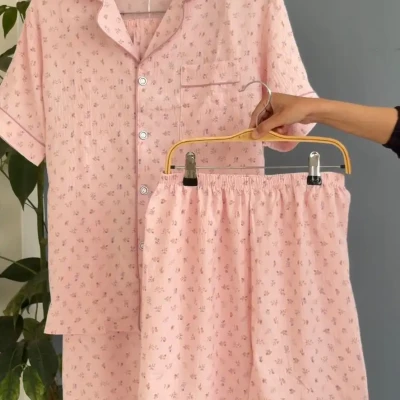 NEW 3 PIECE PURE COTTON PJ SET