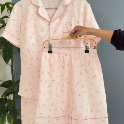 NEW 3 PIECE PURE COTTON PJ SET