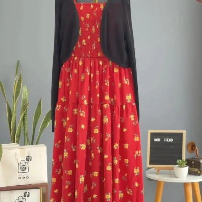 FLORAL MAXI DRESS