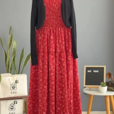 FLORAL MAXI DRESS
