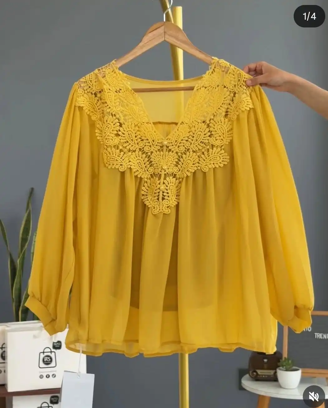 Product image of CHIFFON VNECK TWO PIECE TOP