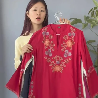 MERMAID SLEEVES WITH COLLAR DES...