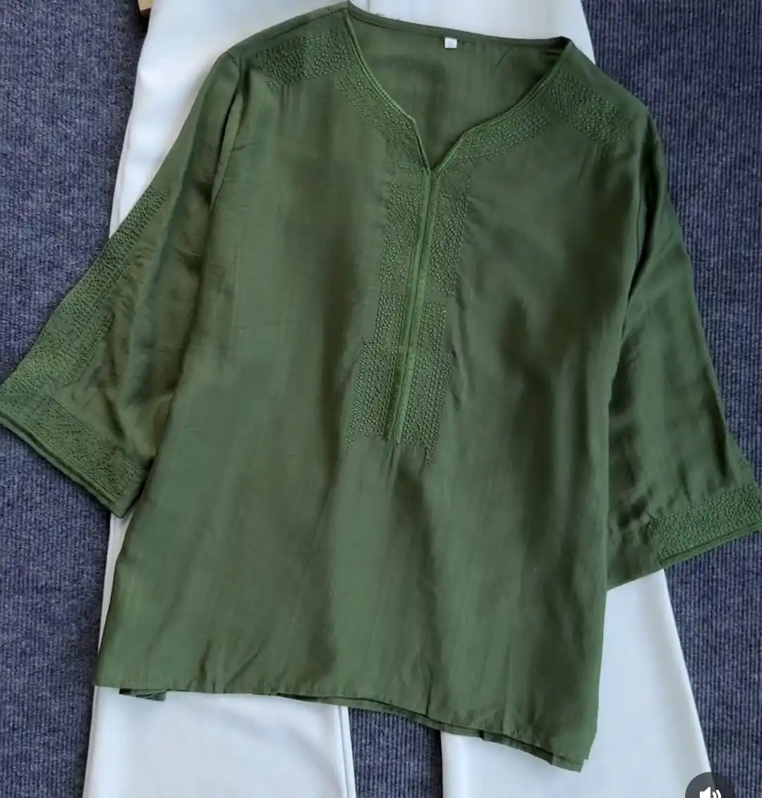 Product image of Soft embroidered summer top