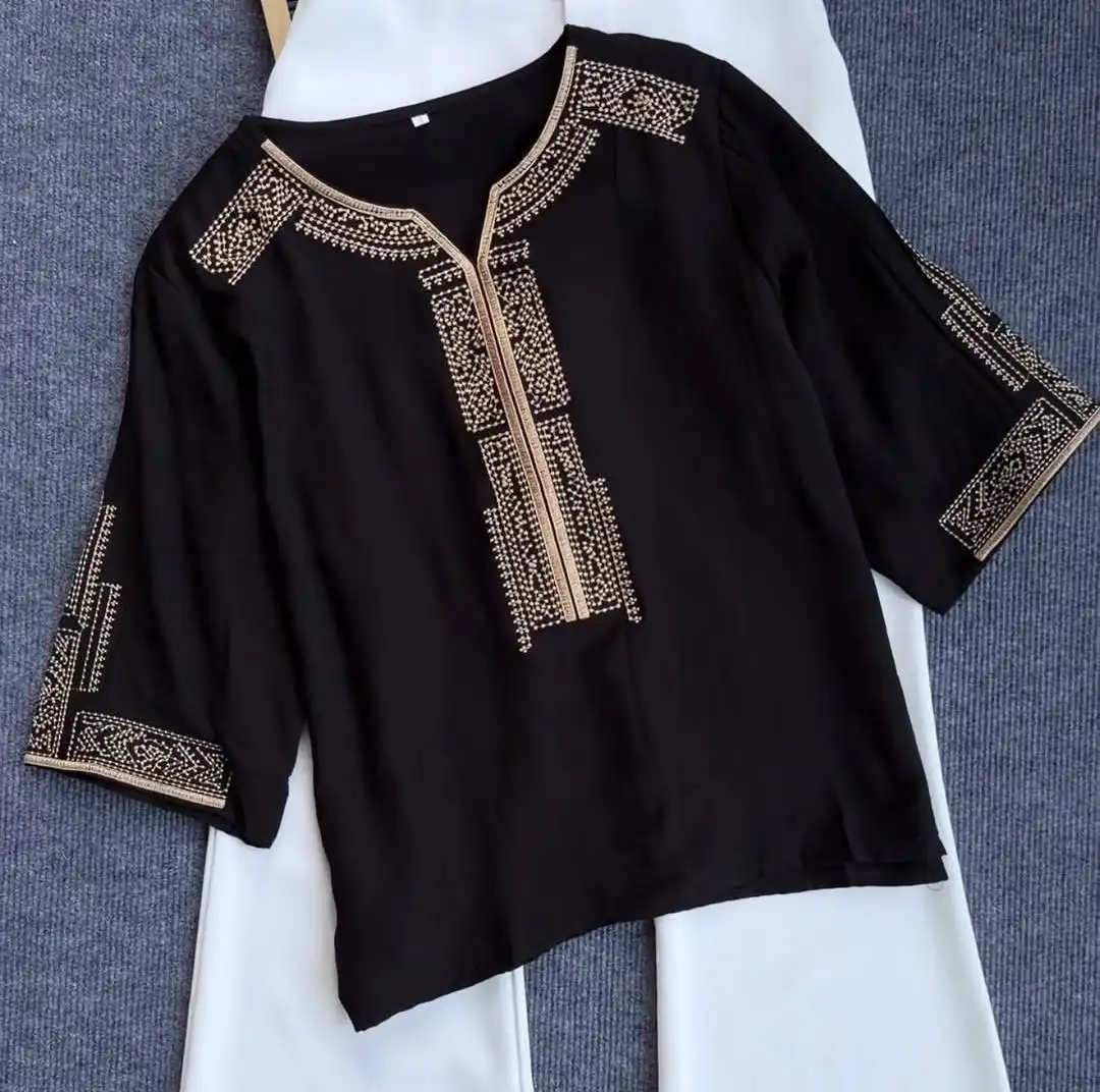 Product image of Soft embroidered summer top
