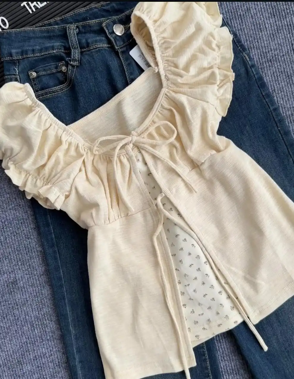 Product image of HALTER NECK OUTER DESIGN TOP