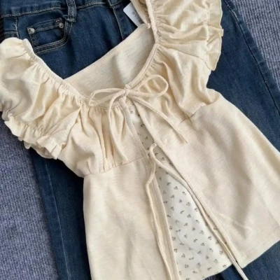 HALTER NECK OUTER DESIGN TOP