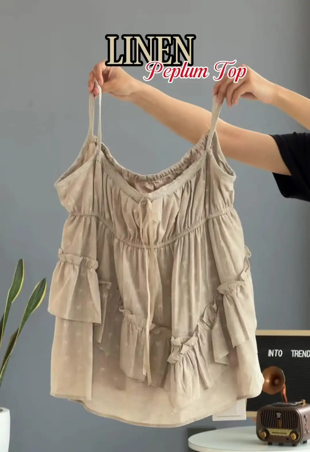 Product image of Linen PeplumTop