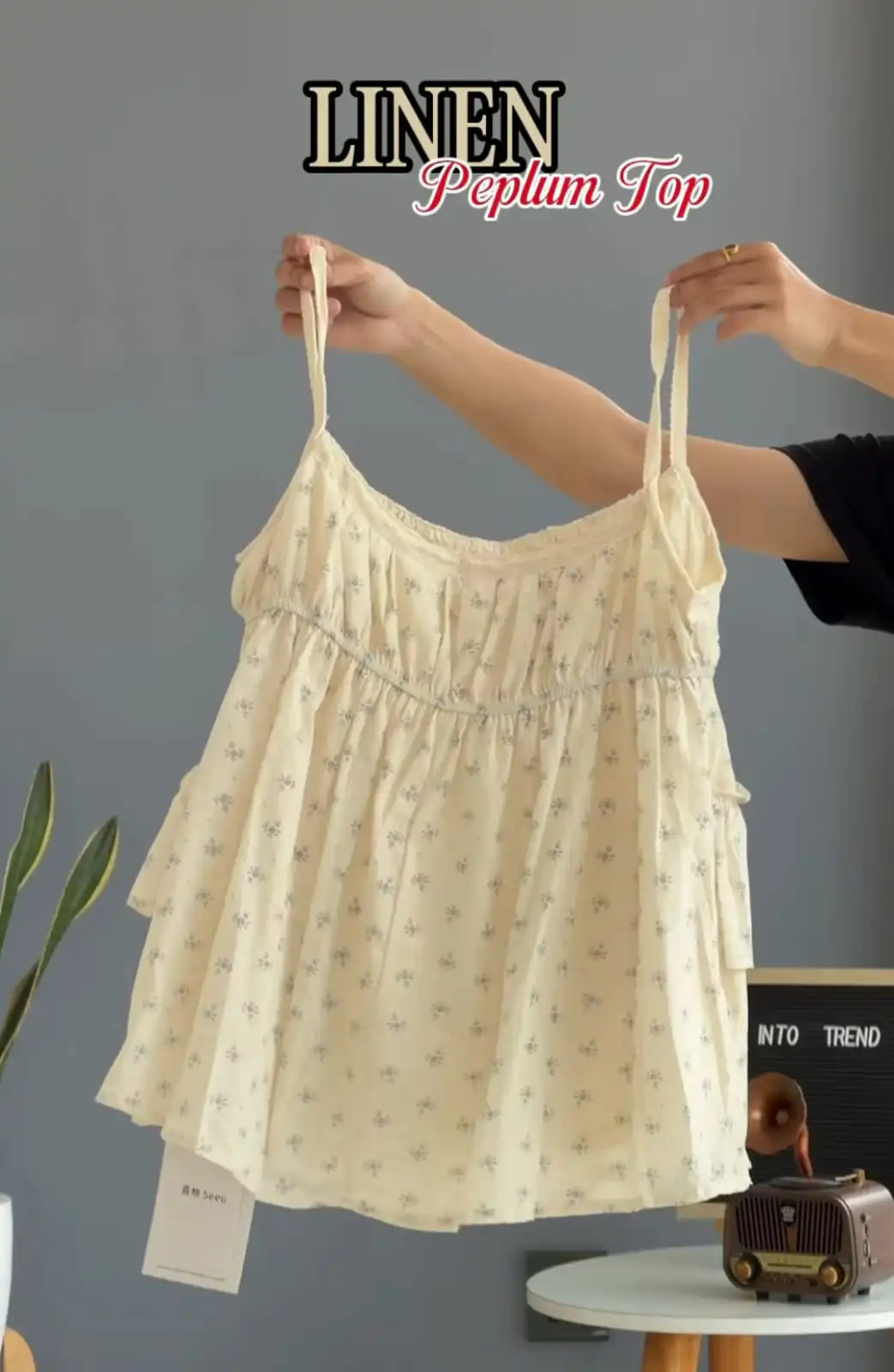 Product image of Linen PeplumTop