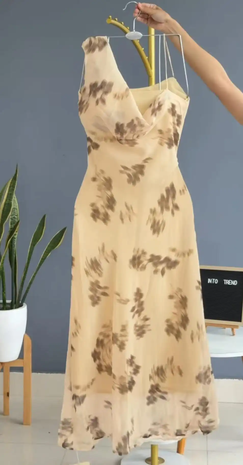 Product image of Polka dot one sided dress