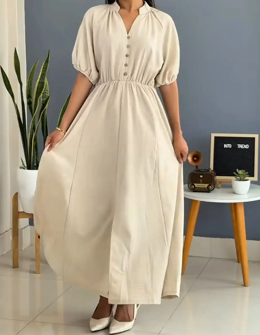 Product image of LINEN LONG DRESS