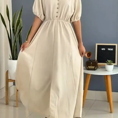 LINEN LONG DRESS
