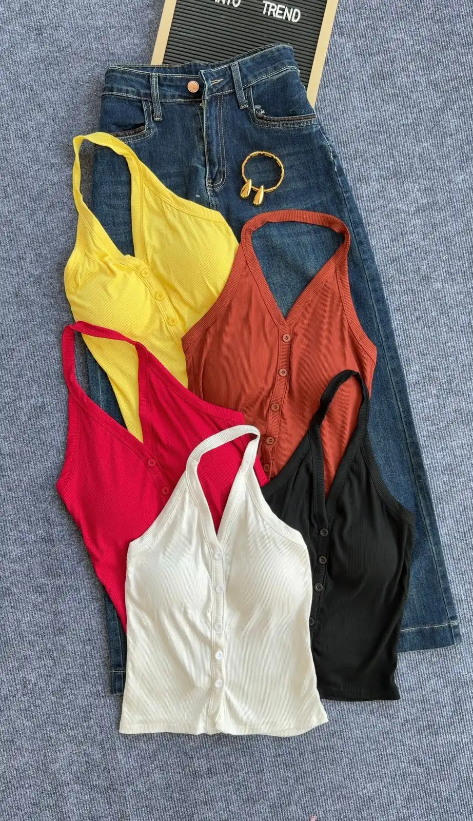 Product image of HALTER NECK PADDED CAMI