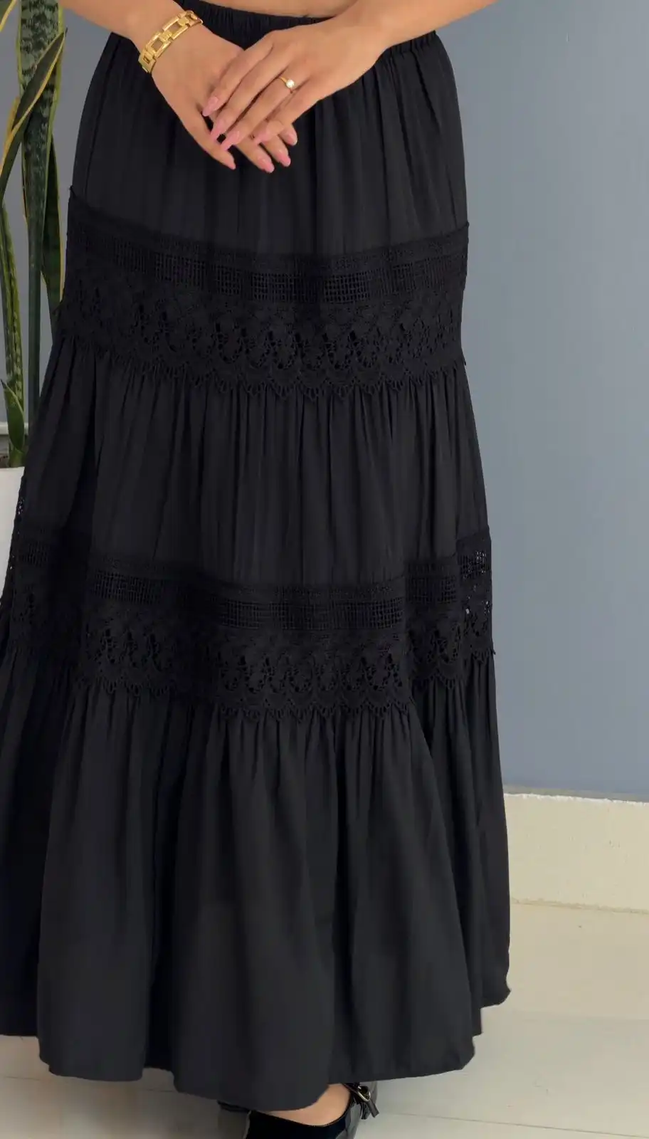 Product image of LACE LONG SKIRT