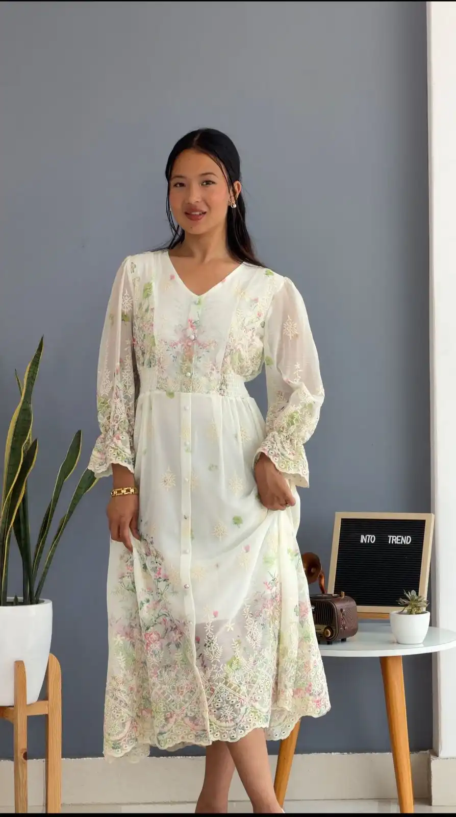 Product image of FLORAL LOND DRESS