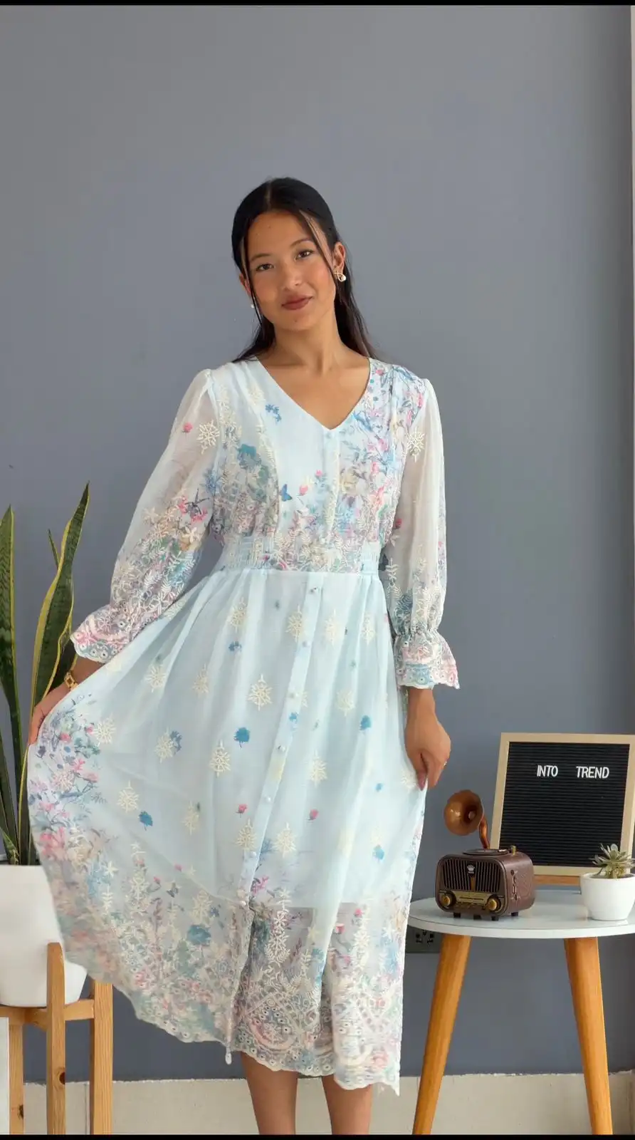 Product image of FLORAL LOND DRESS