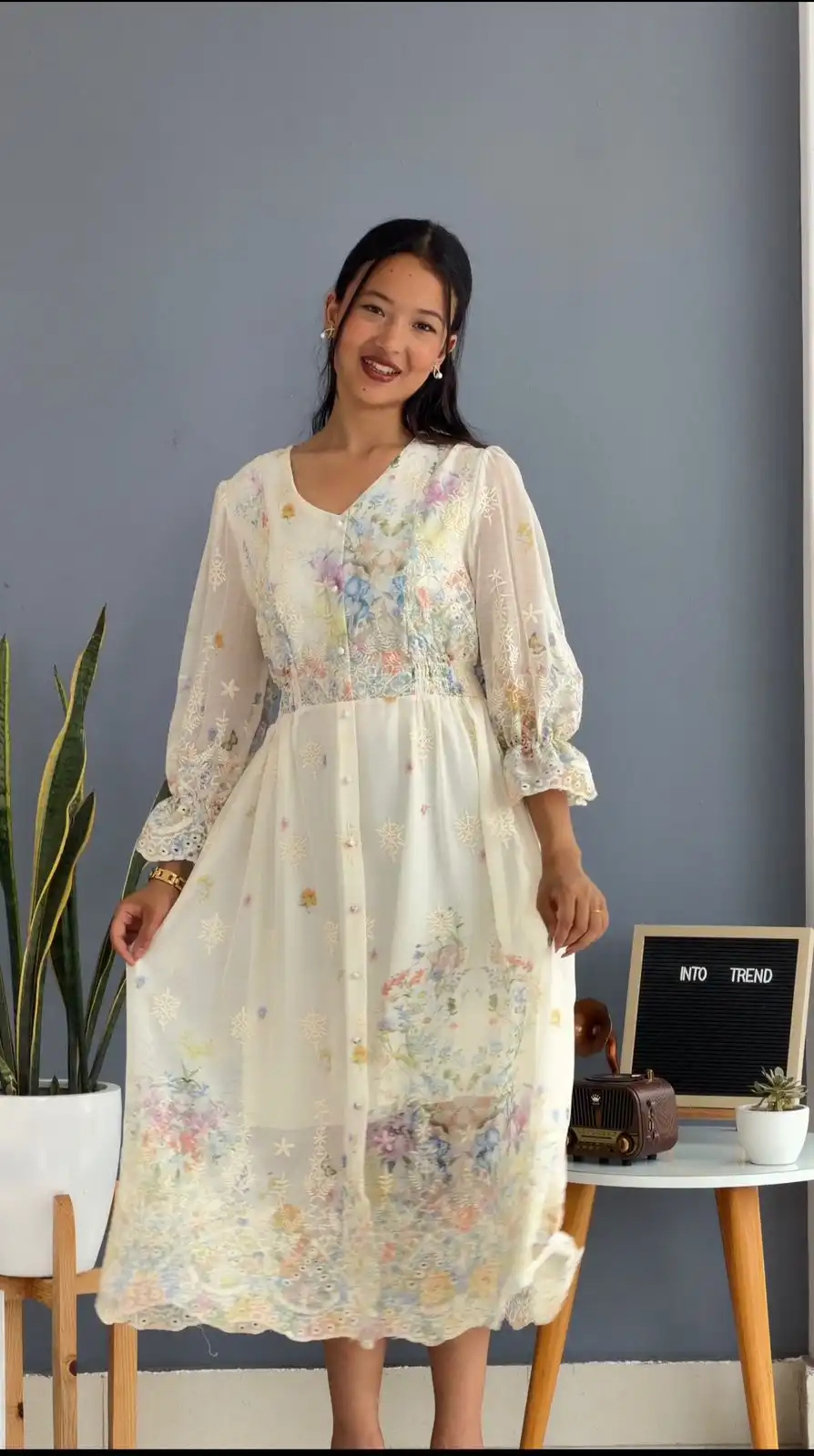 Product image of FLORAL LOND DRESS