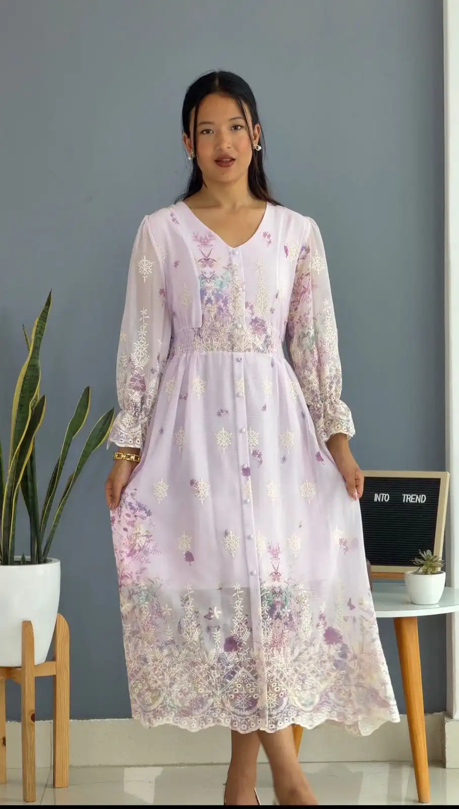 Product image of FLORAL LOND DRESS