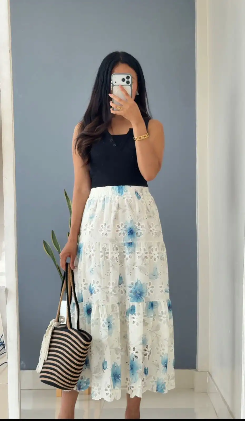 Product image of CHICKEN KARI FLORAL PRINT SKIRT