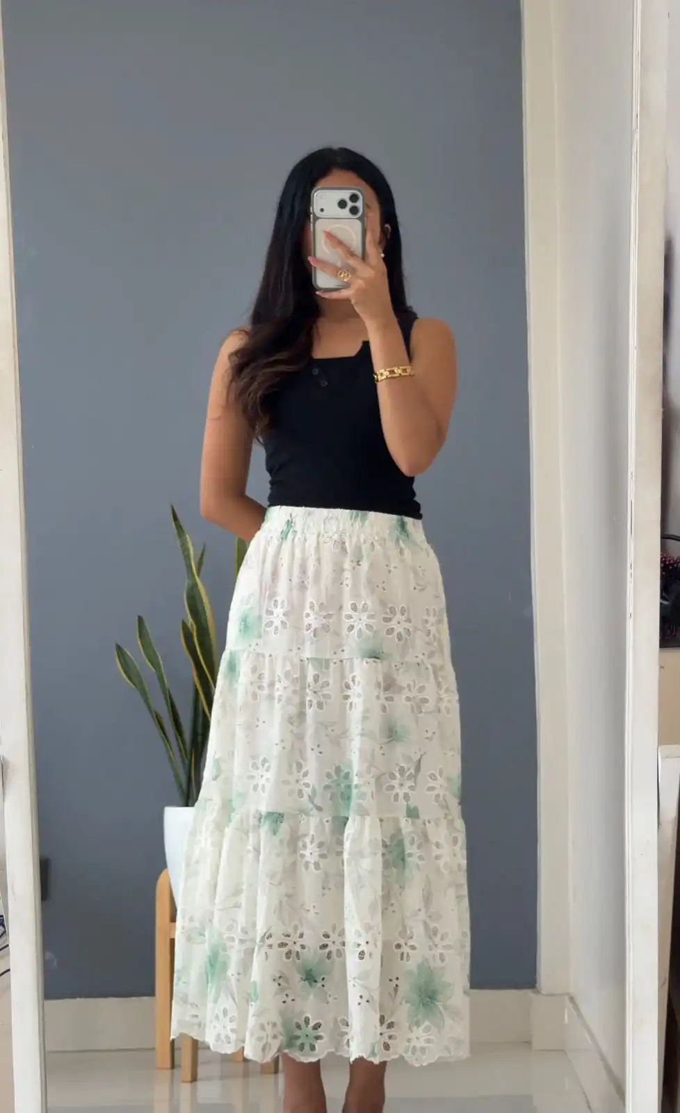 Product image of CHICKEN KARI FLORAL PRINT SKIRT