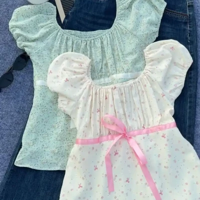 MIDDLE LACE TOP