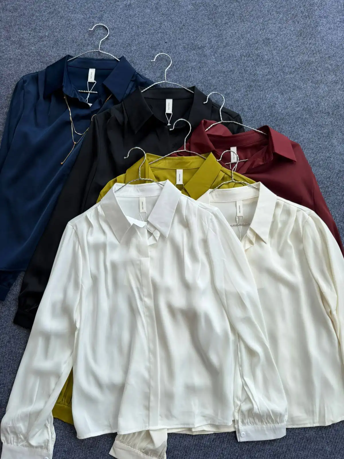 Product image of R9 111 ICE SLIK FORMAL SHIRT with DOUBLE LAYERD CHAIN