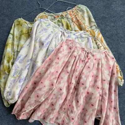 120 FLORAL COTTON TOP