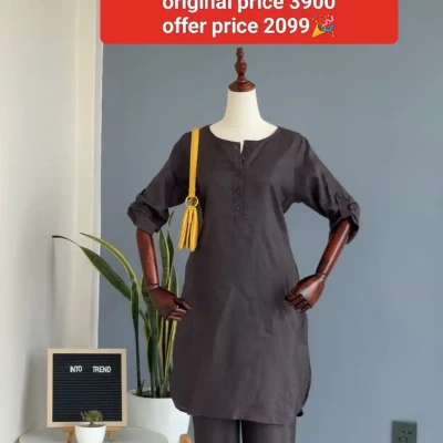 R7 E01 Pluse Size Linen Coord S...