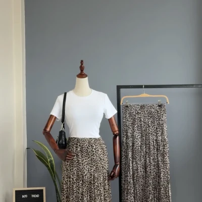 228  PRINTED LONG SKIRT
