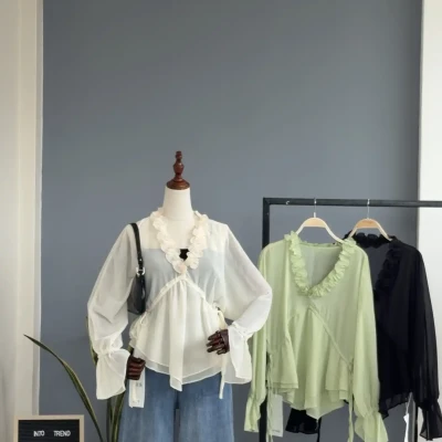 200 RUFFLE ADJUSTABLE TOP