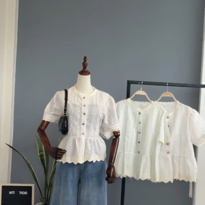 201 VINTAHGE PEPLUM TOP