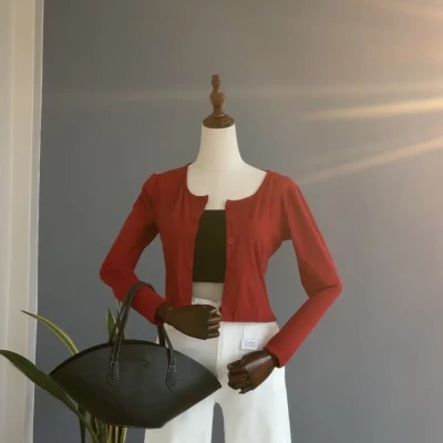 R5 190 BUTTONED CARDIGAN